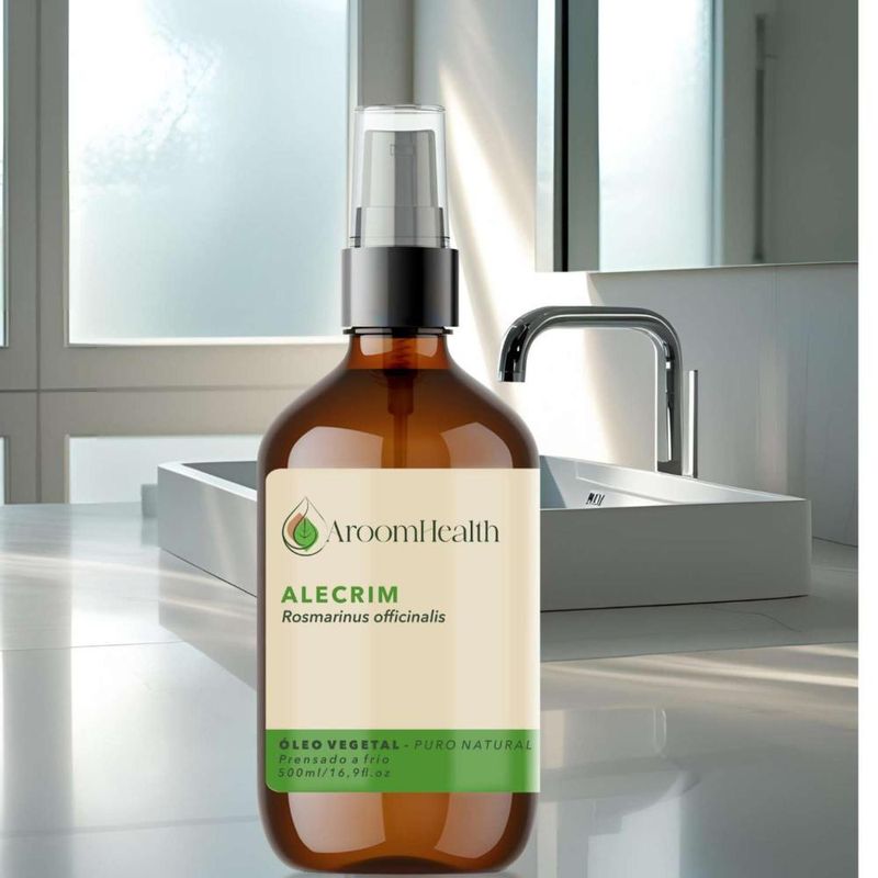 Aroom Health - Óleo Vegetal Puro Natural Alecrim - 500ml