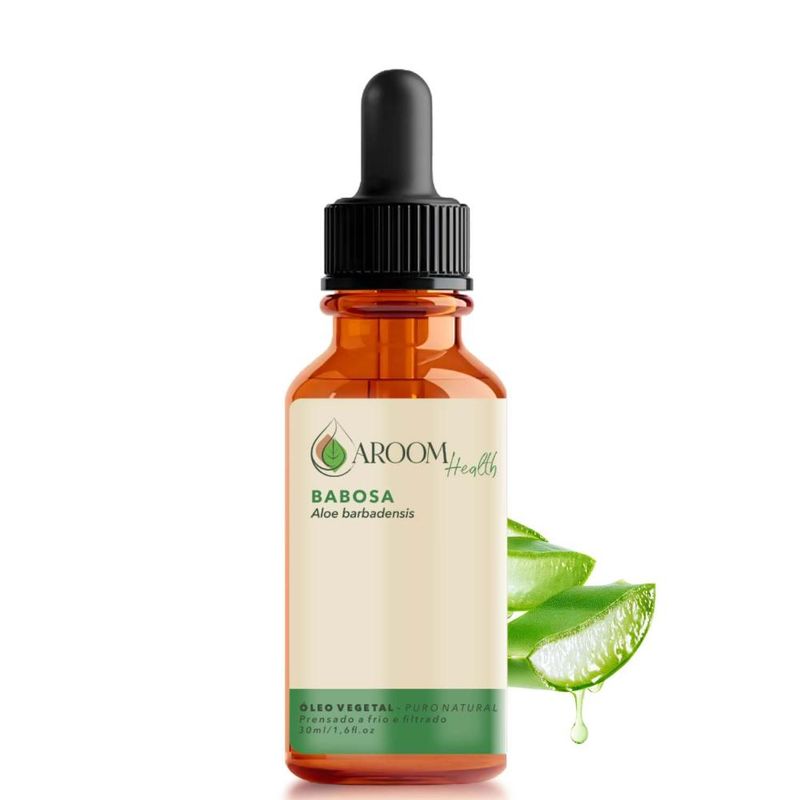 Aroom Health - Óleo Vegetal Puro Natural Babosa - 30ml