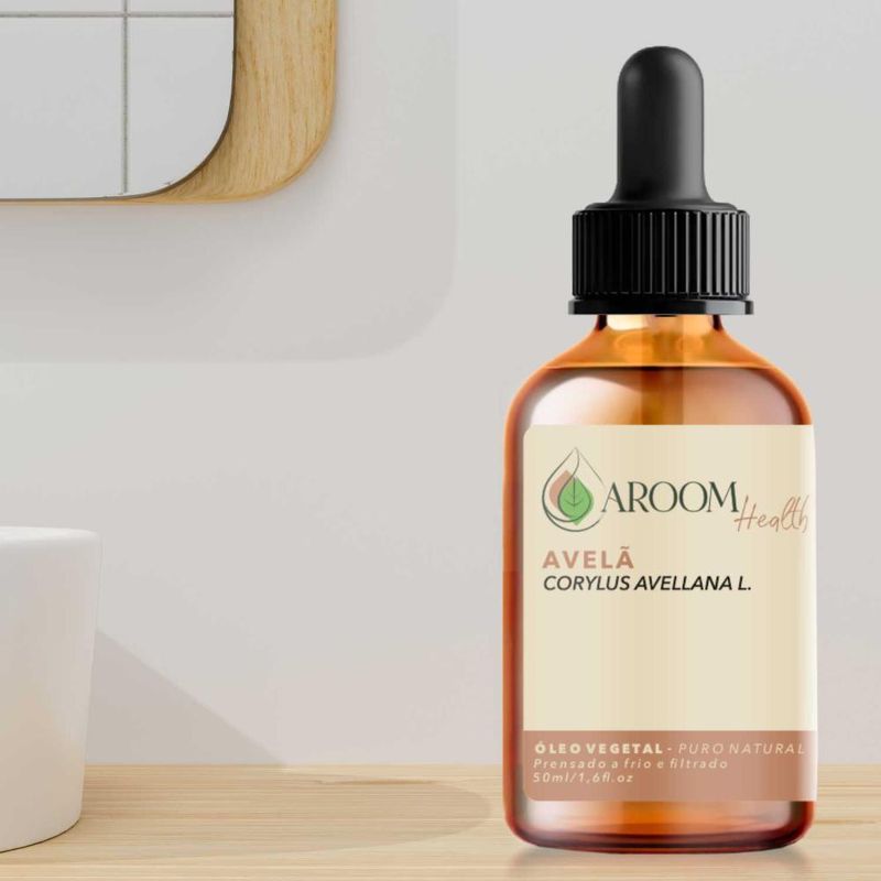 Aroom Health - Óleo Vegetal Puro Natural Avelã - 50ml