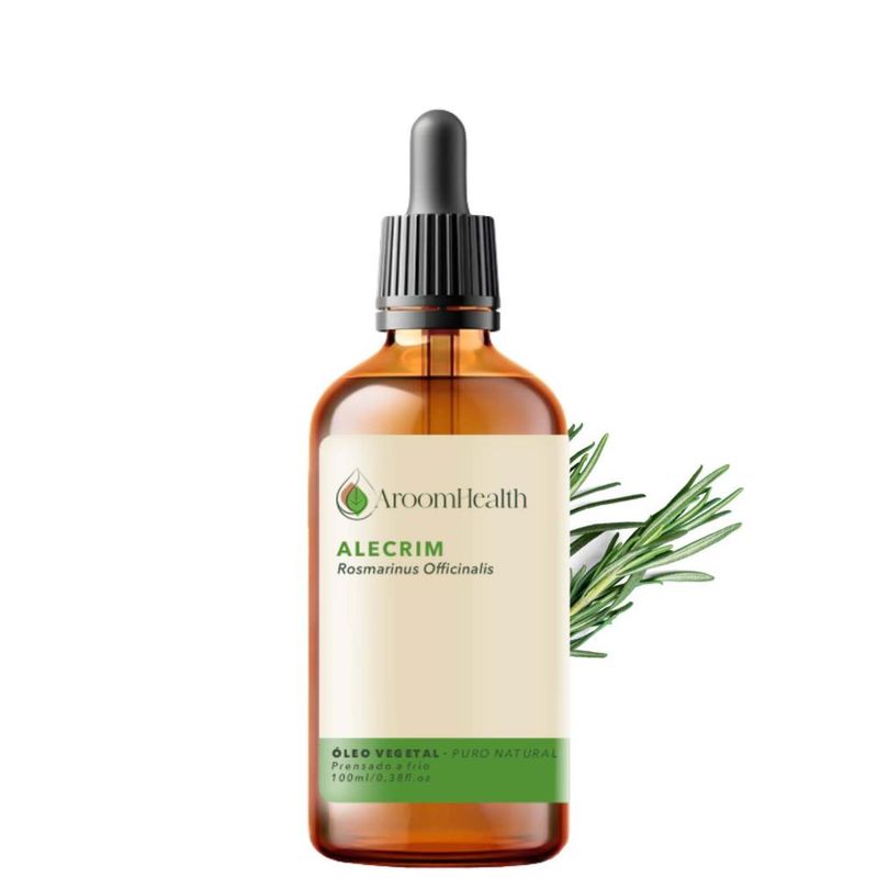Aroom Health - Óleo Vegetal Puro Natural Alecrim - 100ml