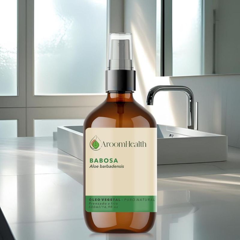 Aroom Health - Óleo Vegetal Puro Natural Babosa - 500ml