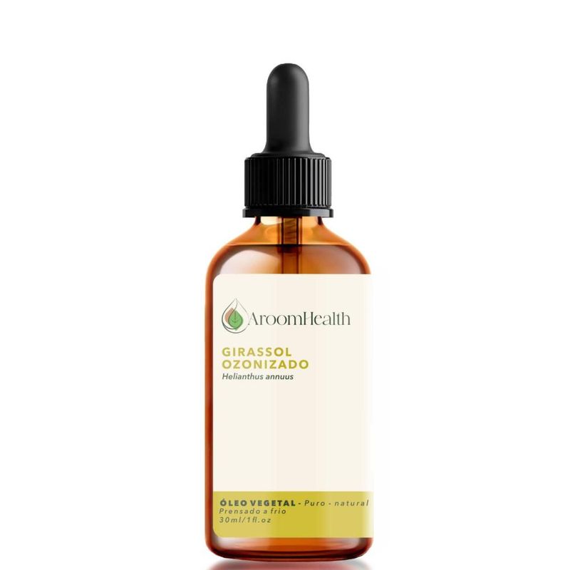 Aroom Health - Óleo Vegetal Ozonizado Girassol - 30ml