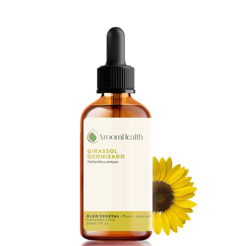 Aroom Health - Óleo Vegetal Ozonizado Girassol - 30ml