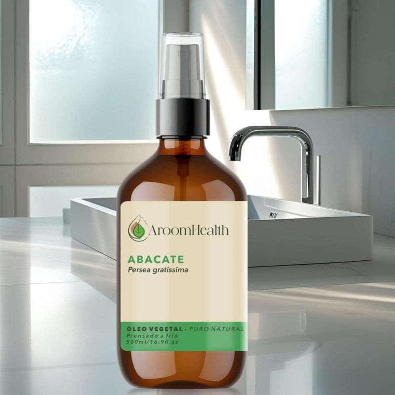 Aroom Health - Óleo Vegetal Puro Natural Abacate - 500ml