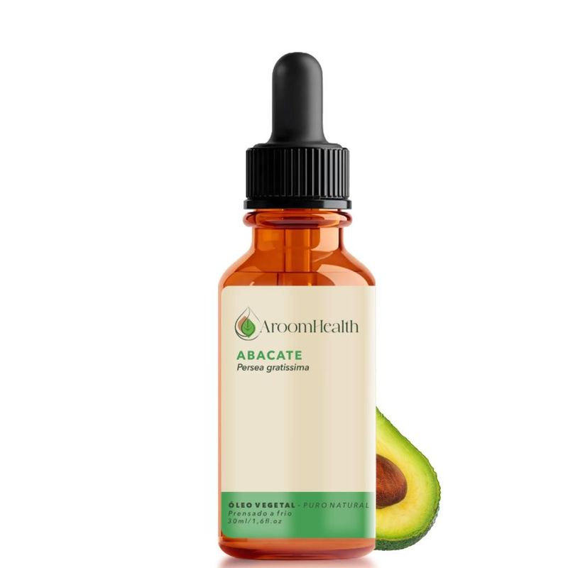 Aroom Health - Óleo Vegetal Puro Natural Abacate - 30ml