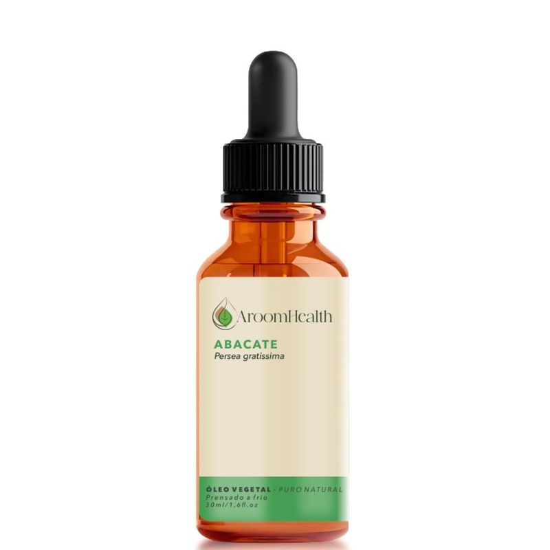 Aroom Health - Óleo Vegetal Puro Natural Abacate - 30ml