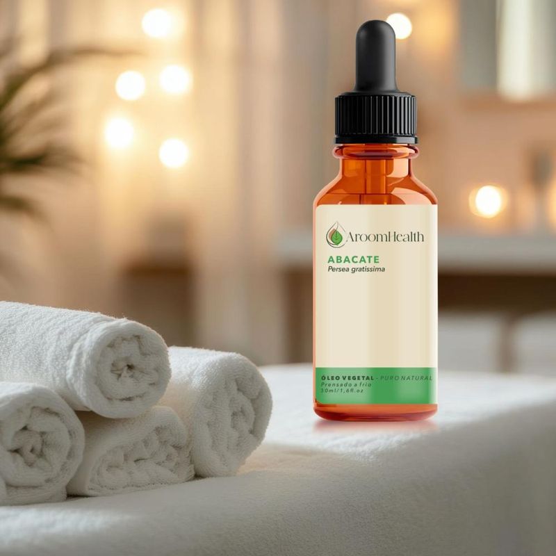 Aroom Health - Óleo Vegetal Puro Natural Abacate - 30ml