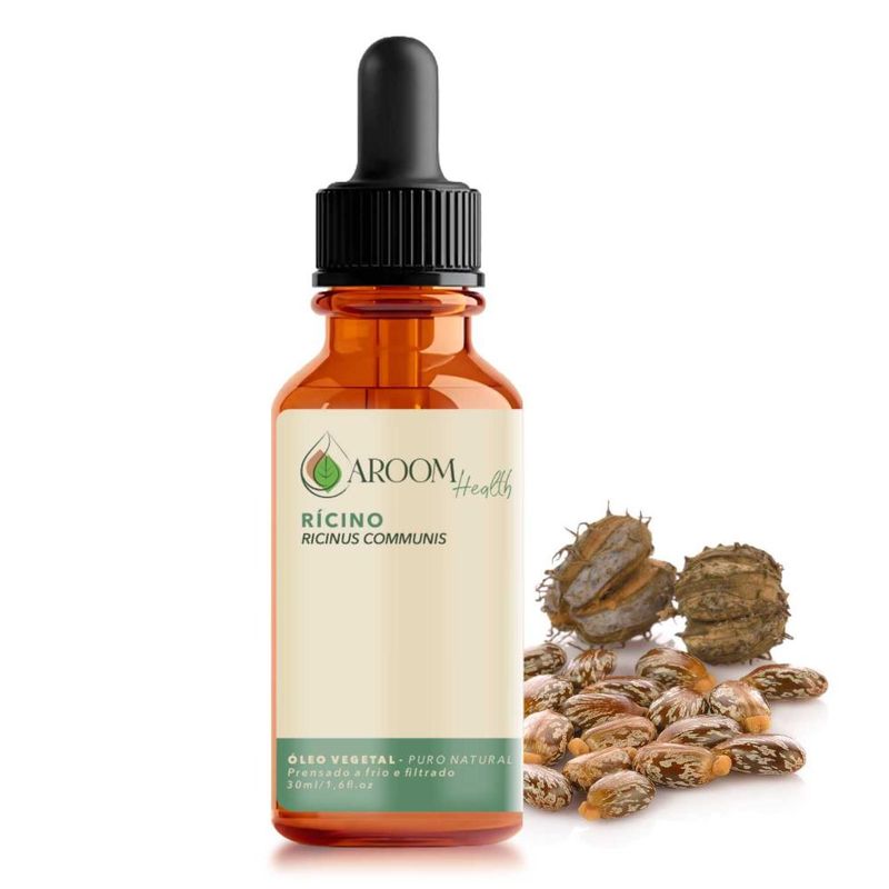 Aroom Health - Óleo Vegetal Puro Natural Rícino - 30ml