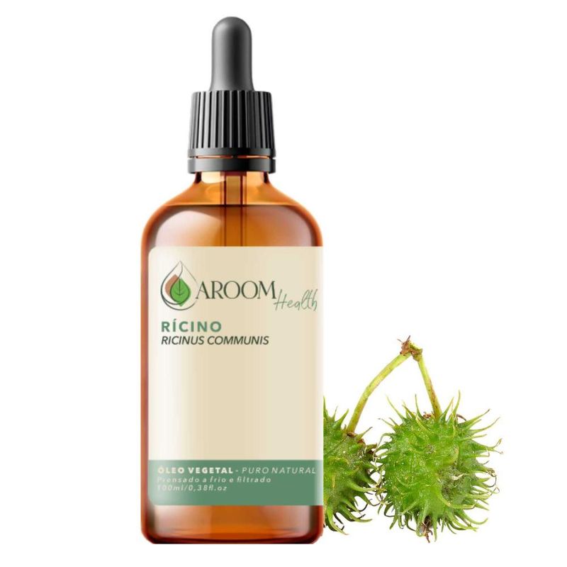 Aroom Health - Óleo Vegetal Puro Natural Rícino - 100ml