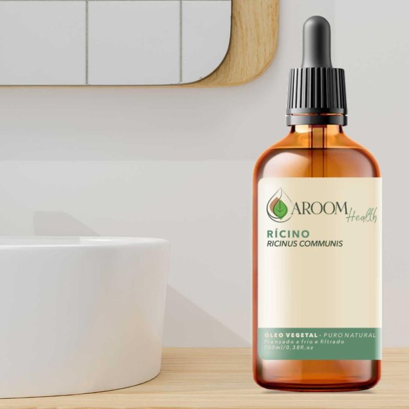 Aroom Health - Óleo Vegetal Puro Natural Rícino - 100ml