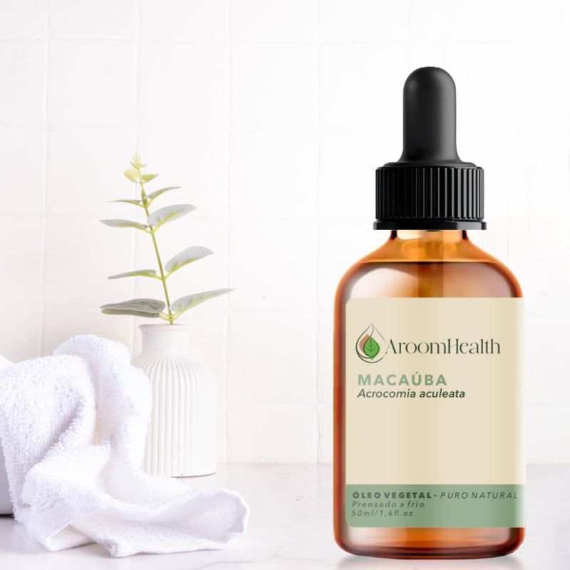 Aroom Health - Óleo Vegetal Puro Natural Macaúba - 50ml
