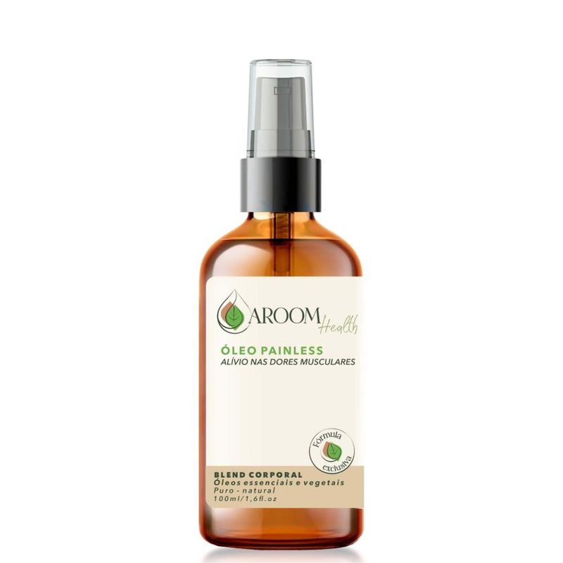 Blend de Óleos para Dores Musculares Painless - 100ml - Aroom Health