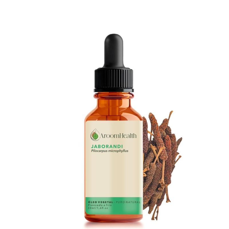Aroom Health - Óleo Vegetal Puro Natural Jaborandi - 30ml