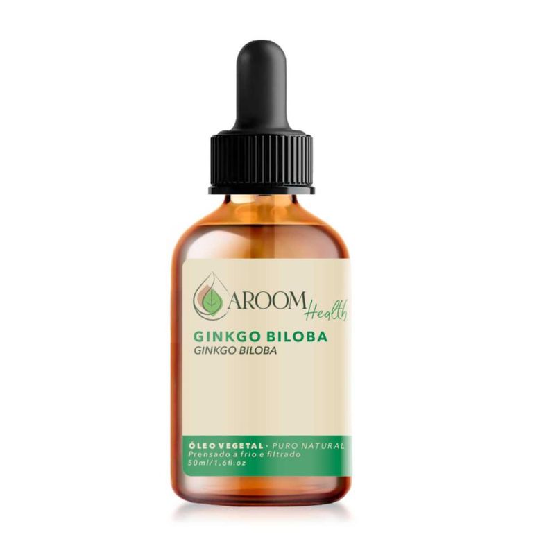 Aroom Health - Óleo Vegetal Puro Natural Ginkgo Biloba - 50ml