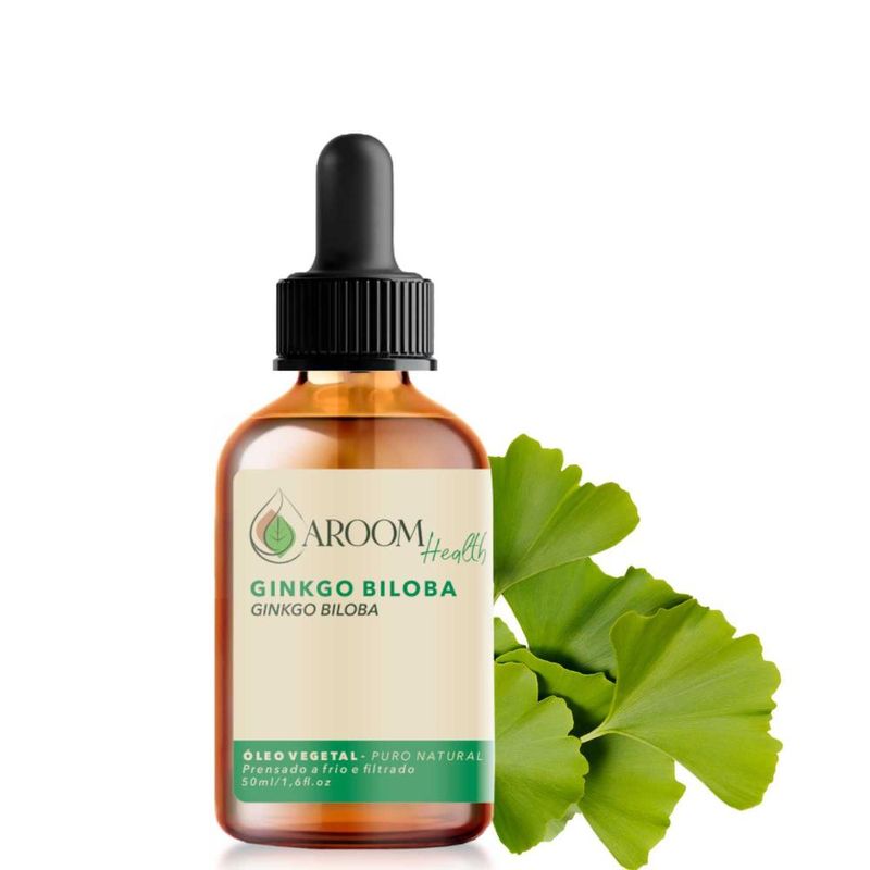 Aroom Health - Óleo Vegetal Puro Natural Ginkgo Biloba - 50ml