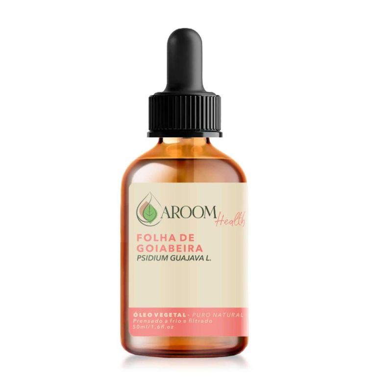 Aroom Health - Óleo Vegetal Puro Natural Folha da Goiabeira - 50ml