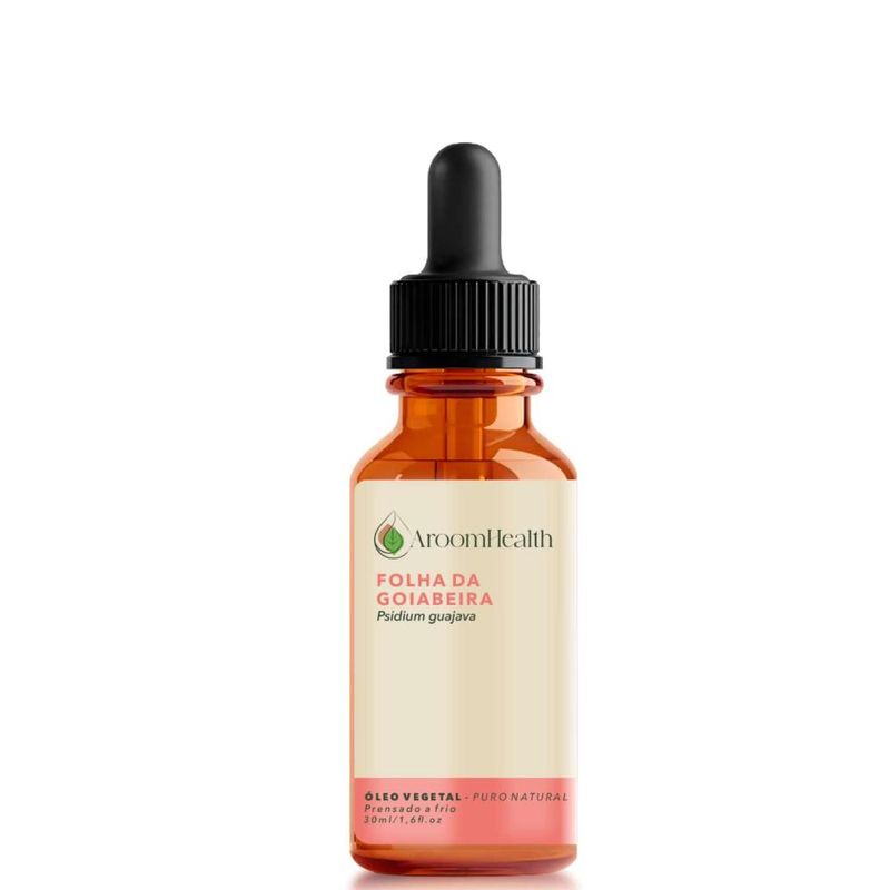 Óleo Vegetal Puro Natural de Folha da Goiabeira - 30ml - Aroom Health