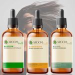 Kit de Óleos Alecrim, Ojon Polpa e Rícino - 100ml Cada - Aroom Health