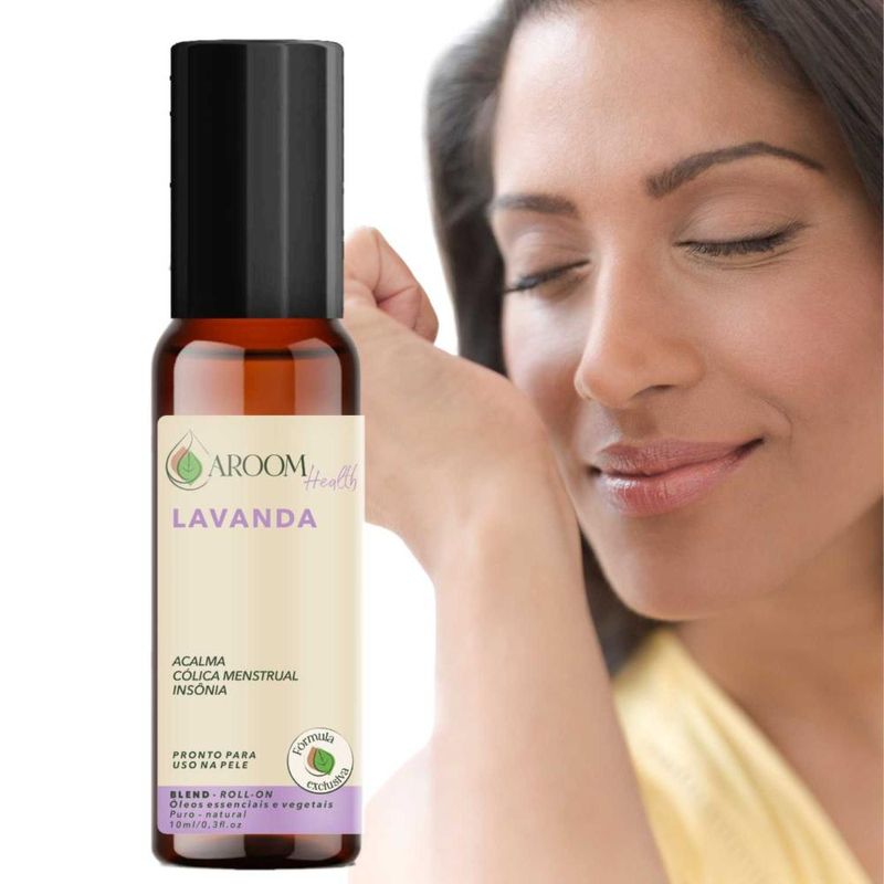 Blend Óleo Essencial Lavanda Roll-on - 10ml - Aroom Health