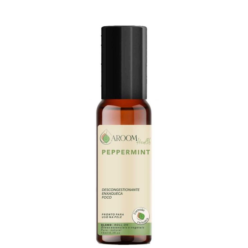 Blend Óleo Essencial de Peppermint Roll-on - 10ml - Aroom Health