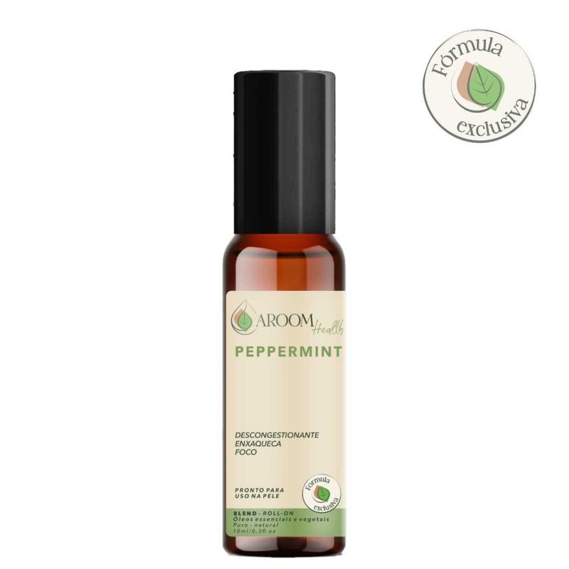 Blend Óleo Essencial de Peppermint Roll-on - 10ml - Aroom Health