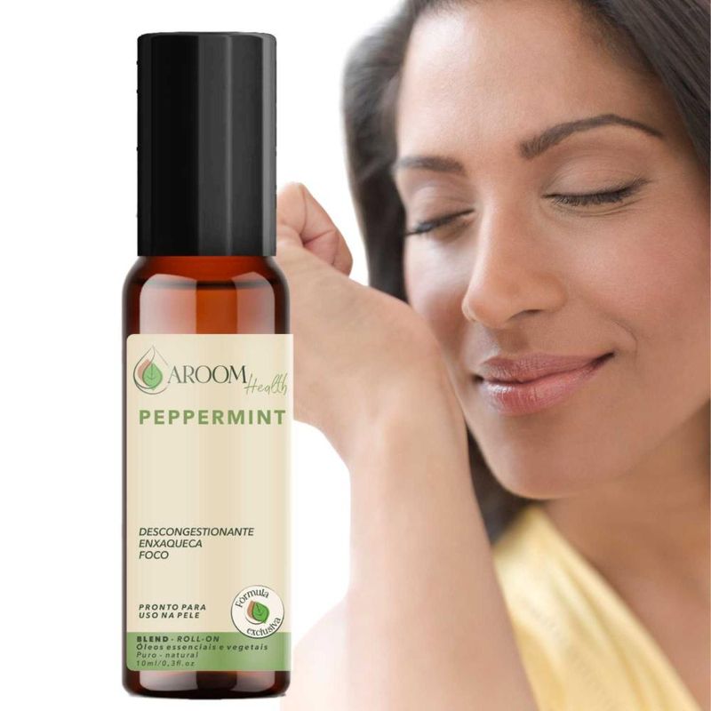 Blend Óleo Essencial de Peppermint Roll-on - 10ml - Aroom Health