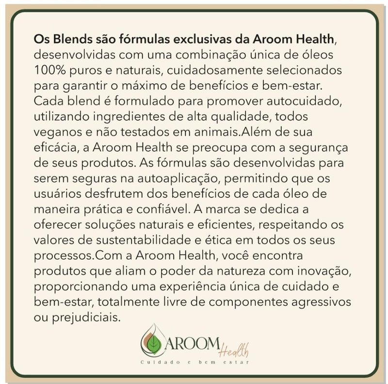 Blend Óleo Essencial de Peppermint Roll-on - 10ml - Aroom Health