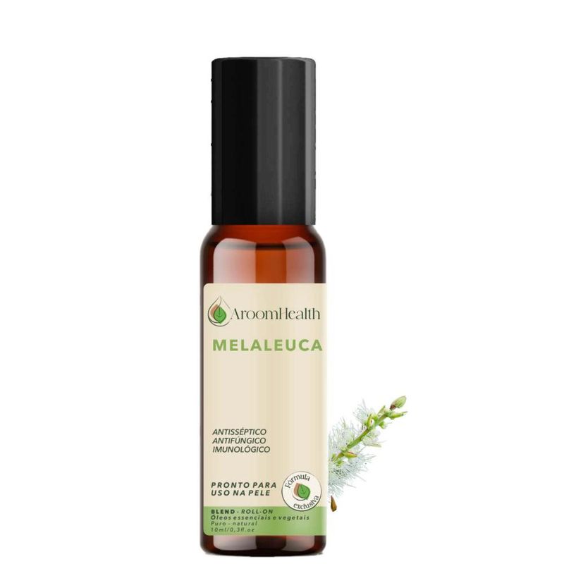 Blend Óleo Essencial de Melaleuca Roll-on - 10ml - Fórmula Exclusiva - Aroom Health