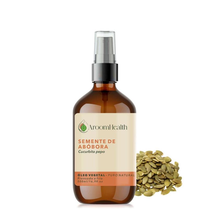 Aroom Health - Óleo Vegetal Puro Natural Semente de Abóbora - 500ml