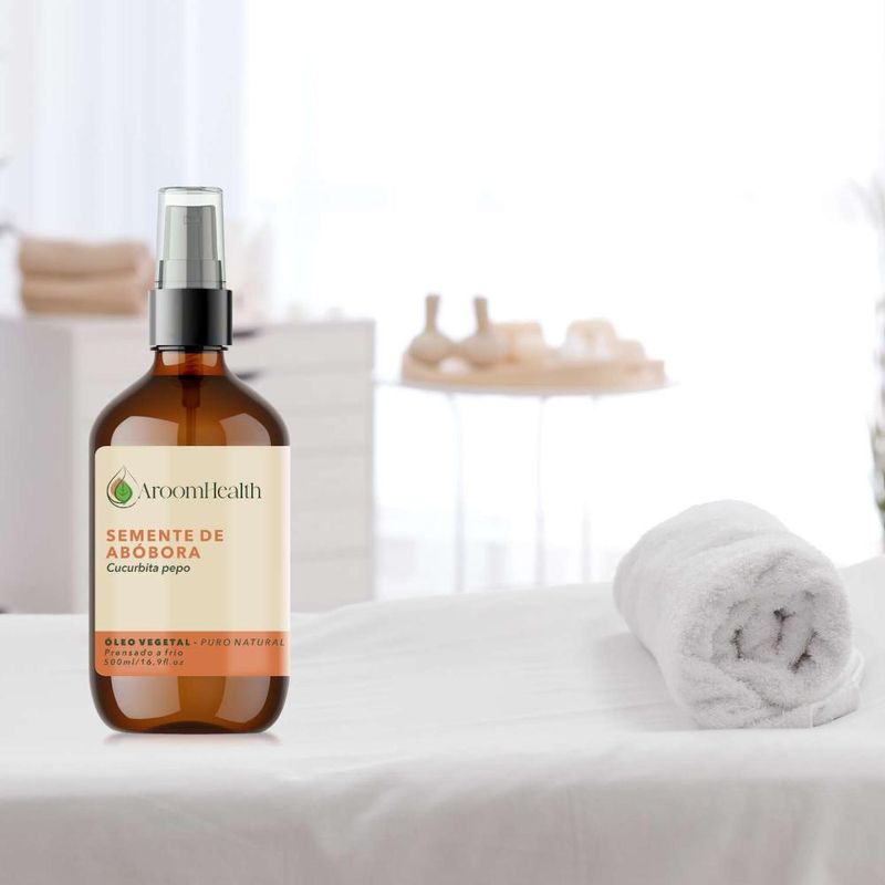 Aroom Health - Óleo Vegetal Puro Natural Semente de Abóbora - 500ml