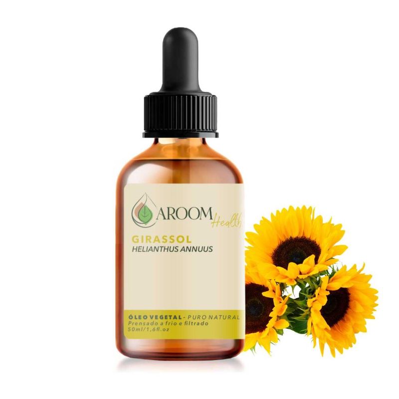 Aroom Health - Óleo Vegetal Puro Girassol - 50ml