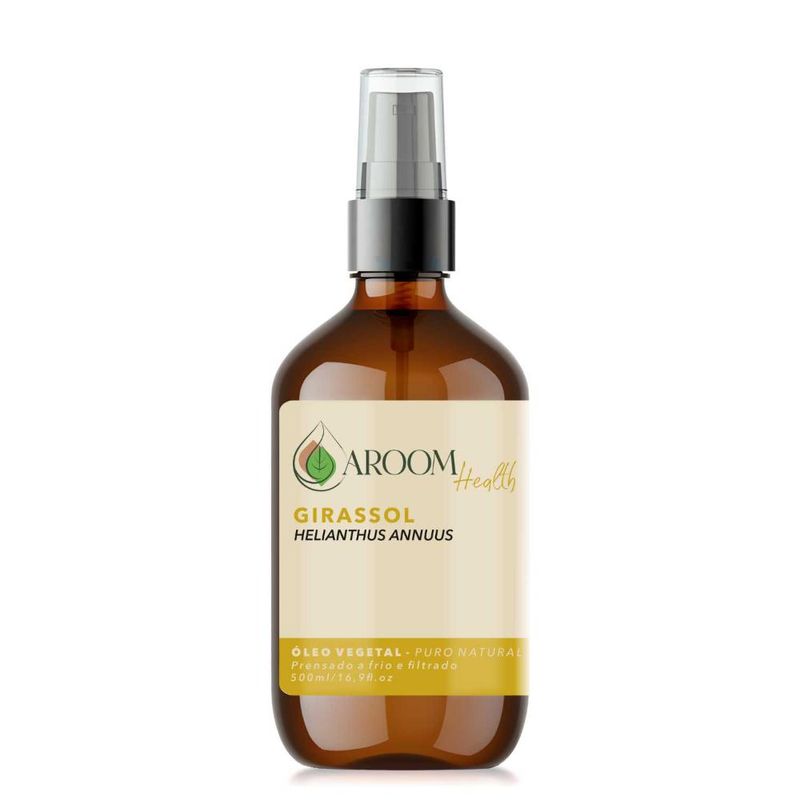 Aroom Health - Óleo Vegetal Puro Girassol - 500ml