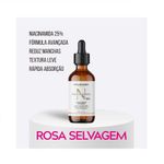 Kit 2 Sérum Facial Niacinamida Clareador - Rosa Selvagem - 30ml