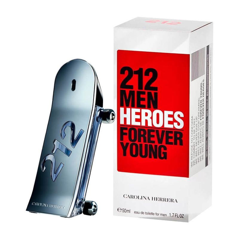 212 Heroes - Carolina Herrera - Eau De Toilette Masculino - 50ml