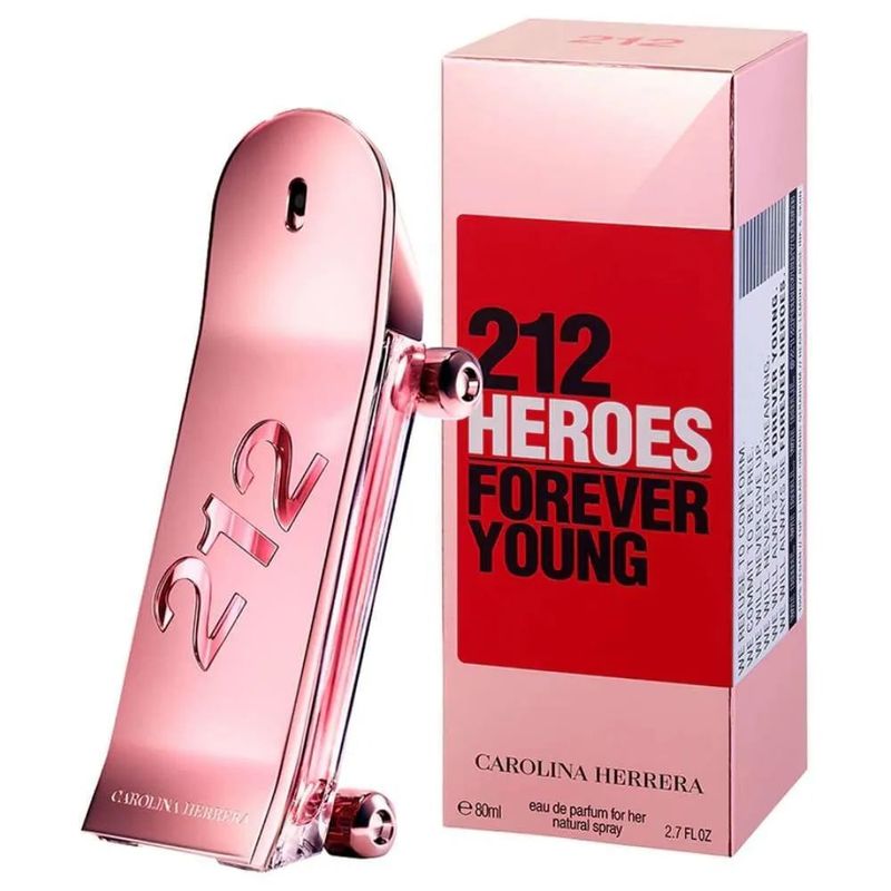 212 Heroes For Her - Carolina Herrera - Eau De Parfum Feminino - 80ml