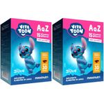 Kit 2x Polivitamínico A-Z Kids Vitatton Stitch - 30 Gomas - Maxinutri - Brigadeiro