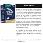 Feno Grego Premium Testofen com Zinco Magnésio Boro 60 cápsulas - Lauton