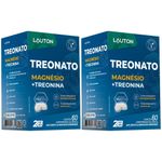 KIT 2X Treonato Magnésio e Treonina 60 comprimidos - Lauton