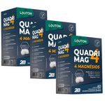 KIT 3X Quadrimag 4 Magnésios 60 comprimidos - Lauton