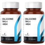 KIT 2X Colágeno Tipo 2 + MSM 60 Cápsulas - Natulha