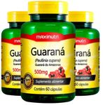 Kit 3x Guaraná (Estimulante Energético) 60 cápsulas - Maxinutri