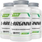 KIT 3X L-Arginina 1300mg 120 cápsulas - FNB Sports