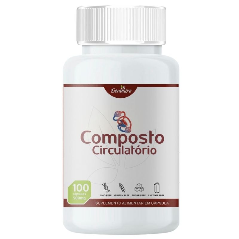 Composto Circulatório 100 cápsulas - Denature