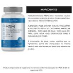 MSM Enxofre Orgânico Metil Sulfonil Metano 60 cápsulas - Lauton