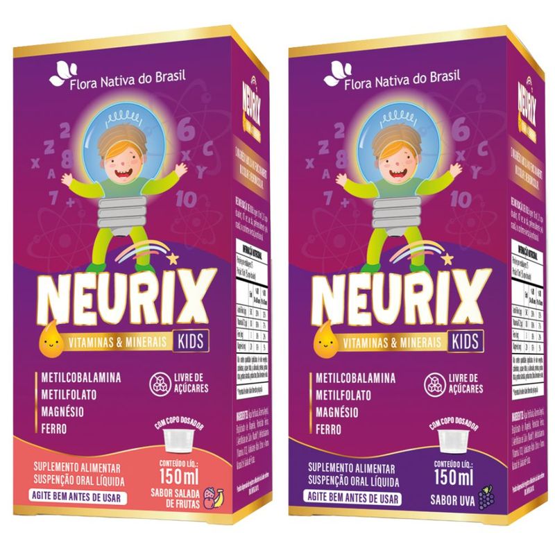 KIT NEURIX Uva + Salada de Frutas - Flora Nativa