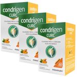 KIT 3X Condrigen CURC - Colágeno Tipo 2 + Cúrcuma + Ácido Hialurônico 60 Cápsulas - Maxinutri