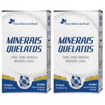 KIT 2X Minerais Quelatos 60 cápsulas - Flora Nativa