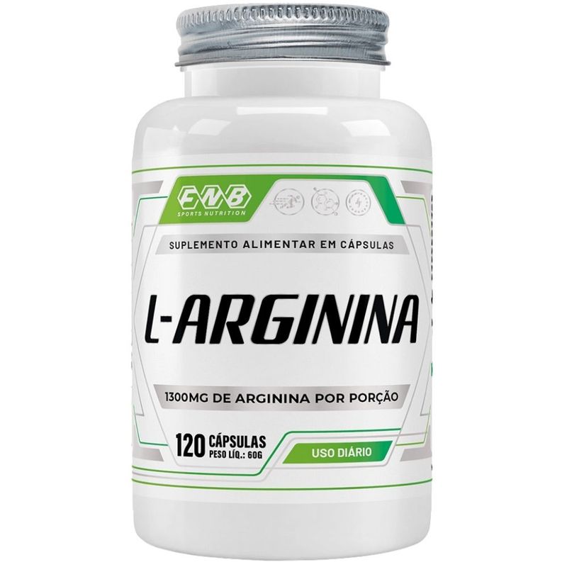 L-Arginina 1300mg 120 cápsulas - FNB Sports