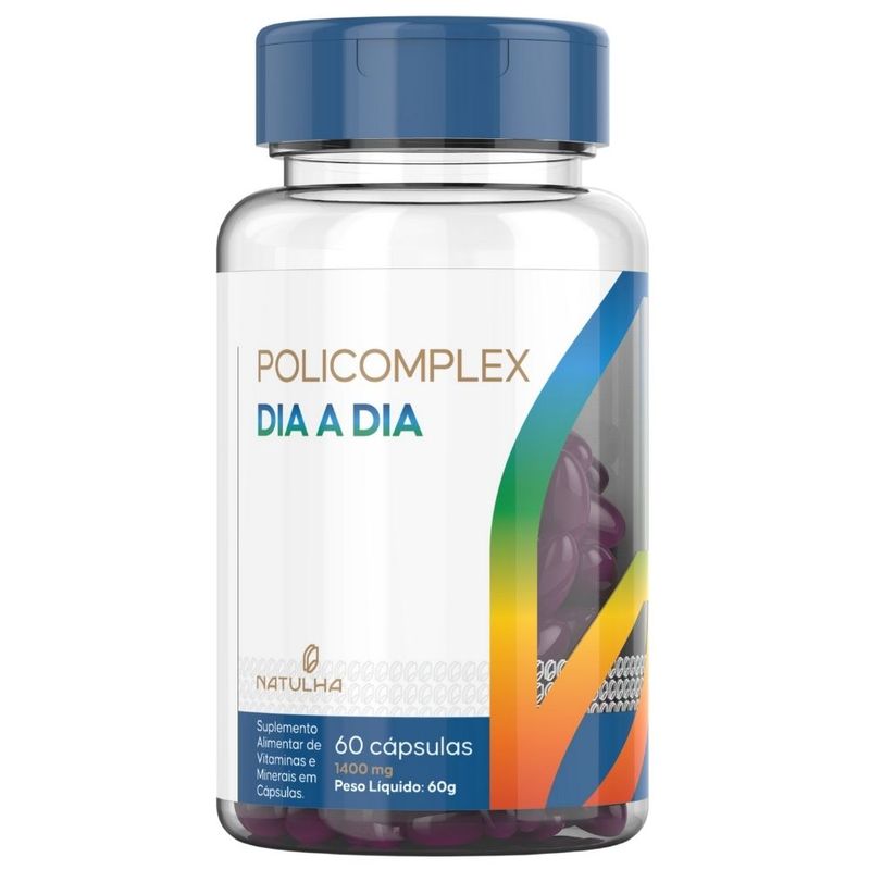 KIT 3X PoliComplex Dia a Dia 1400mg 60 cápsulas - Natulha