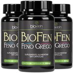 KIT 3X BioFen Feno Grego com Saponinas 60 Cápsulas - Bioklein